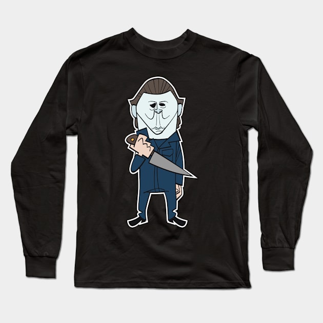 Michael Myers Long Sleeve T-Shirt by Fritsch